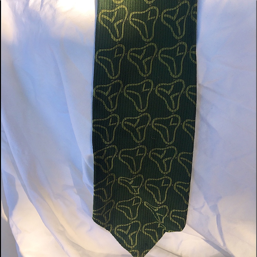 Olive Midcentury Modern MadMen Era 1960s Tie